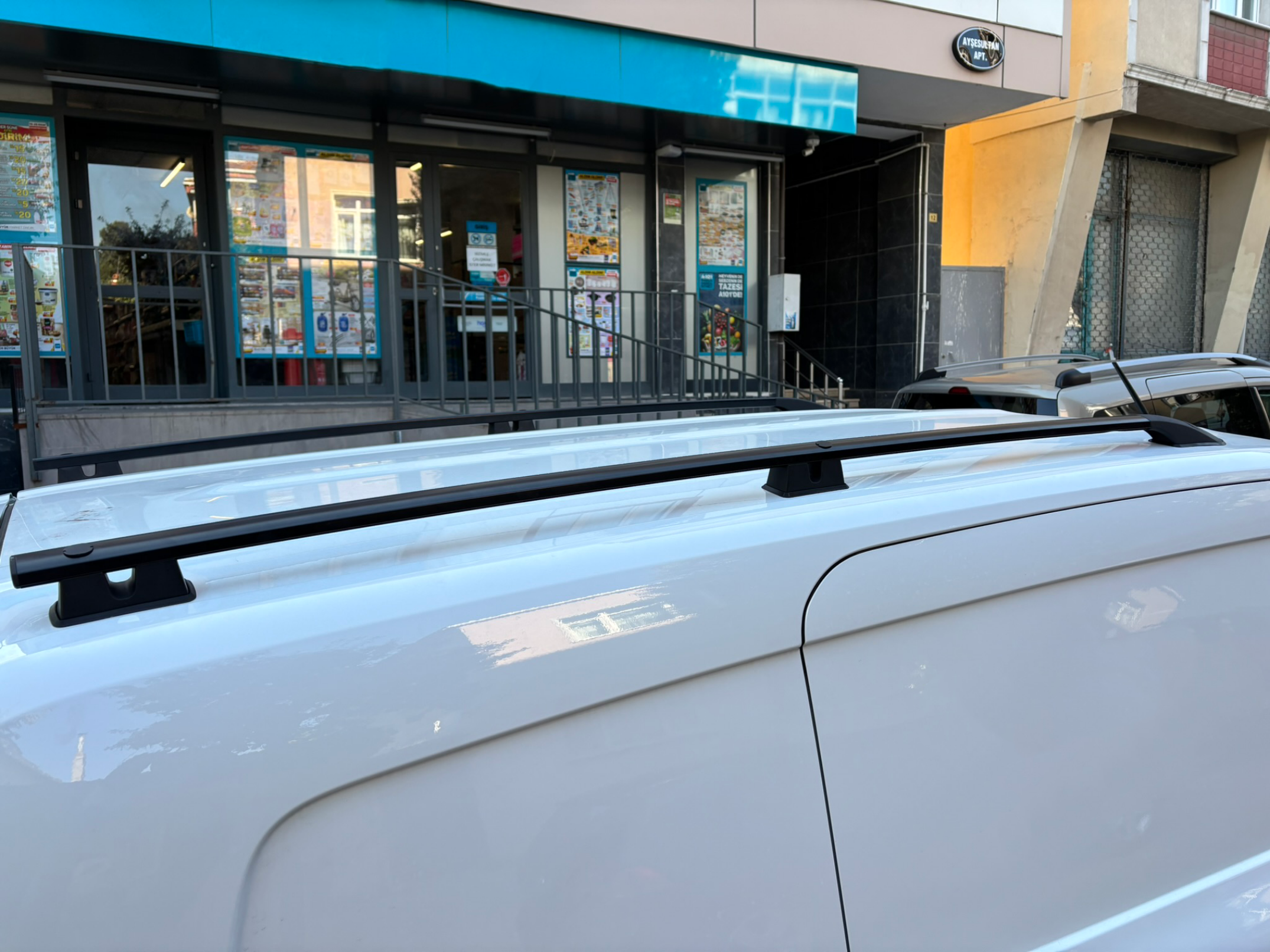 For Renault Kangoo Lwb Long Roof Side Rails, Plus Silver 2021- Up For Renault Kangoo Lwb Long Roof Side Rails, Plus Silver 2021- Up
